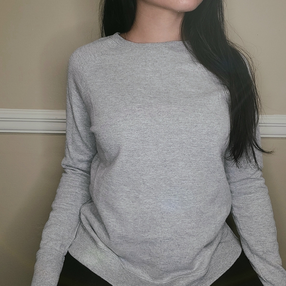 TIME AND THRU  crewneck pullover